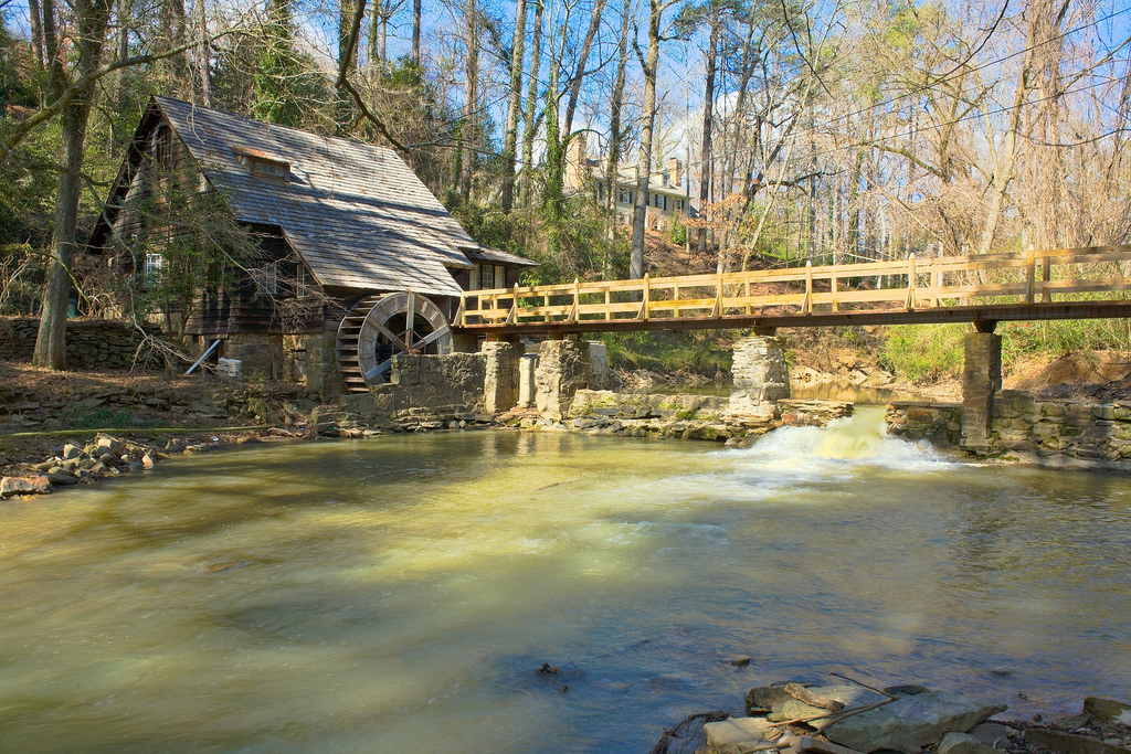 The Old Mill in Mountain Brook, Alabama